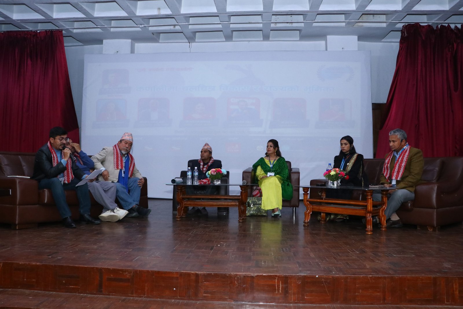 Panel discussion : the development of cinema in Karnali and the role of the state .